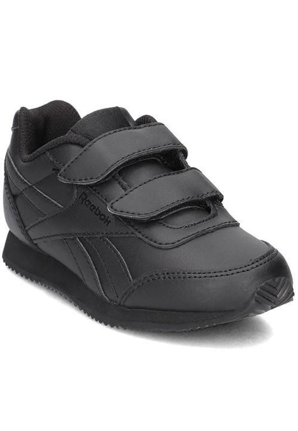 Buty do chodzenia dla dzieci Reebok Classic Royal. Zapięcie: rzepy. Kolor: czarny. Materiał: skóra, syntetyk, tkanina, materiał. Szerokość cholewki: normalna. Model: Reebok Classic, Reebok Royal. Sport: turystyka piesza