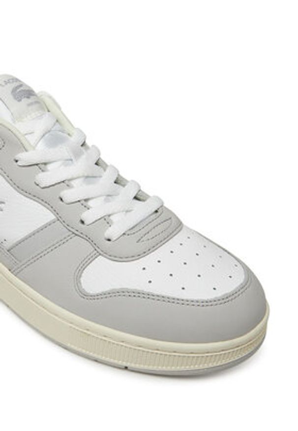 Lacoste Sneakersy 7-48SMA0042 Szary. Kolor: szary. Materiał: skóra