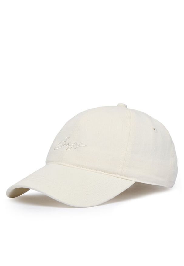 BOSS Czapka z daszkiem Lilyan 50558395 Biały. Kolor: biały. Materiał: bawełna