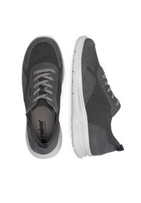 Rieker Sneakersy B7305-45 Szary. Kolor: szary. Materiał: materiał