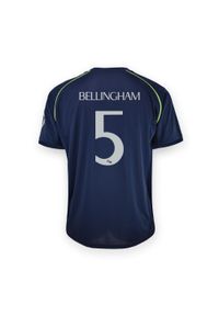 Koszulka Wyjazdowa Jude Bellingham Real Madrid 25/26 dla Dzieci. Kolor: niebieski. Sport: piłka nożna
