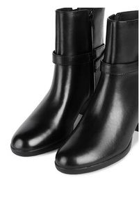Geox Botki D Walk Pleasure 55 D46XBA 00043 C9999 Czarny. Kolor: czarny. Materiał: skóra #4
