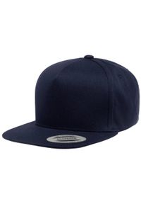 FLEXFIT - YP Classics Cotton Twill 5 Panel Snapback Cap. Kolor: niebieski