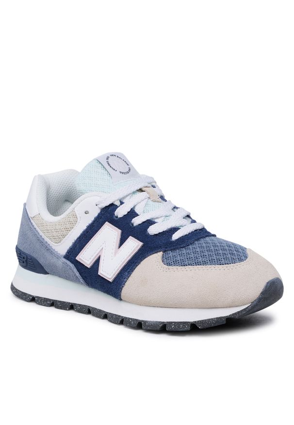 Sneakersy New Balance GC574DN2 Niebieski. Kolor: niebieski. Materiał: zamsz, skóra. Model: New Balance 574
