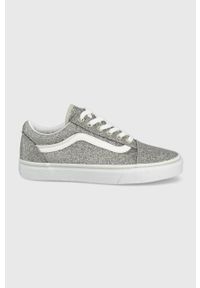 Vans tenisówki UA Old Skool damskie kolor srebrny. Nosek buta: okrągły. Zapięcie: sznurówki. Kolor: srebrny. Materiał: guma