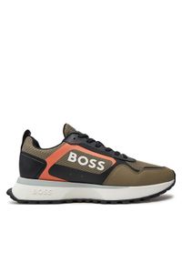 BOSS - Boss Sneakersy Jonah Runn Merb 50517300 Zielony. Kolor: zielony. Materiał: materiał