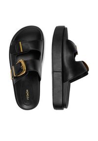 DeeZee Klapki CEO-HY86733-1 Czarny. Kolor: czarny. Materiał: skóra #3