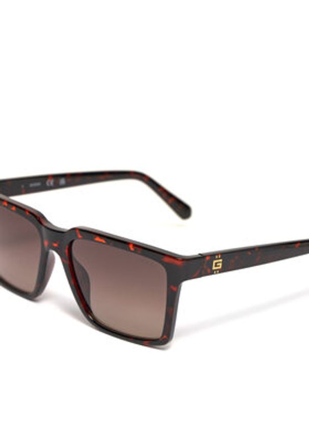 Guess Okulary przeciwsłoneczne GU00084 Brązowy. Kolor: brązowy