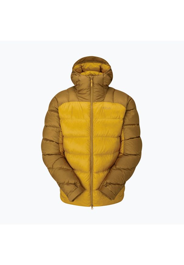 Kurtka puchowa męska Rab Neutrino Pro. Kolor: żółty. Materiał: puch. Sezon: zima. Styl: wakacyjny
