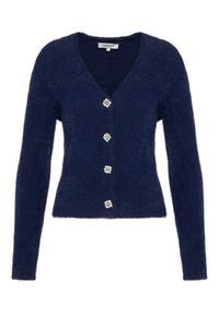 Morgan Kardigan 252-MCLEMI Granatowy Regular Fit. Kolor: niebieski. Materiał: syntetyk #4