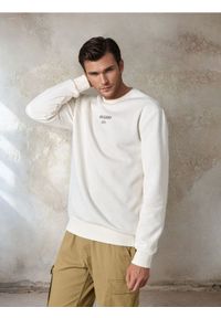 Sinsay - Bluza - kremowy. Kolor: kremowy. Długość rękawa: długi rękaw. Długość: długie. Wzór: napisy #1