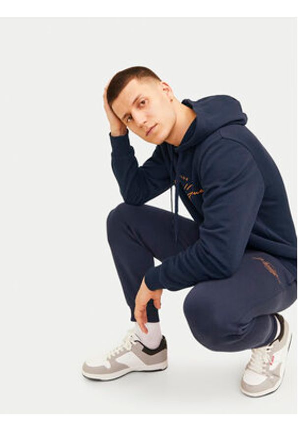 Jack & Jones - Jack&Jones Dres Ferris 12266296 Granatowy Standard Fit. Kolor: niebieski. Materiał: bawełna, syntetyk