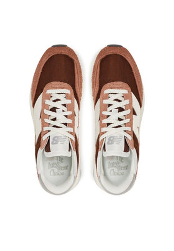 New Balance Sneakersy U370AI Brązowy. Kolor: brązowy. Materiał: skóra, zamsz