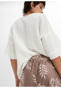 bonprix - Spodnie palazzo. Kolor: brązowy. Materiał: jersey. Długość: długie #2