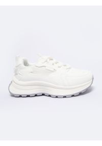 Big-Star - Sneakersy damskie białe NN274A107 101. Kolor: biały. Materiał: dresówka, jeans, materiał. Sport: fitness