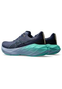 Buty do biegania Asics Novablast 4 W 1012B510401 niebieskie. Kolor: niebieski. Wzór: geometria. Sport: bieganie #5