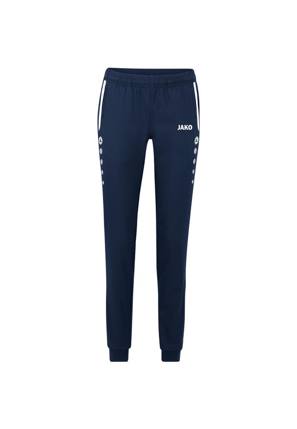 Spodnie dresowe damskie Jako Allround. Kolor: niebieski. Materiał: dresówka. Sport: piłka nożna