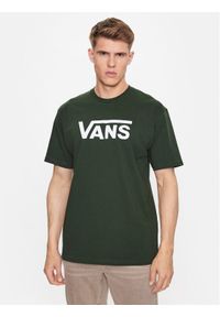 Vans T-Shirt Mn Vans Classic VN000GGG Khaki Classic Fit. Kolor: brązowy. Materiał: bawełna #1