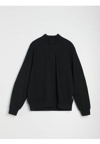 Sinsay - Bluza basic - czarny. Kolor: czarny