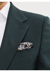 Pako Lorente - PAKO LORENTE – Wełniana marynarka garniturowa w kolorze zielonym. Okazja: na spotkanie biznesowe. Kolor: zielony. Materiał: wełna. Wzór: gładki. Styl: biznesowy #8
