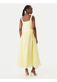 BARDOT - Bardot Sukienka koktajlowa Lawrence Scoop Neck 60309DB Żółty Regular Fit. Kolor: żółty. Materiał: syntetyk. Styl: wizytowy #3