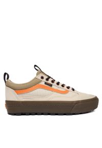 Sneakersy Vans. Kolor: beżowy. Model: Vans Old Skool