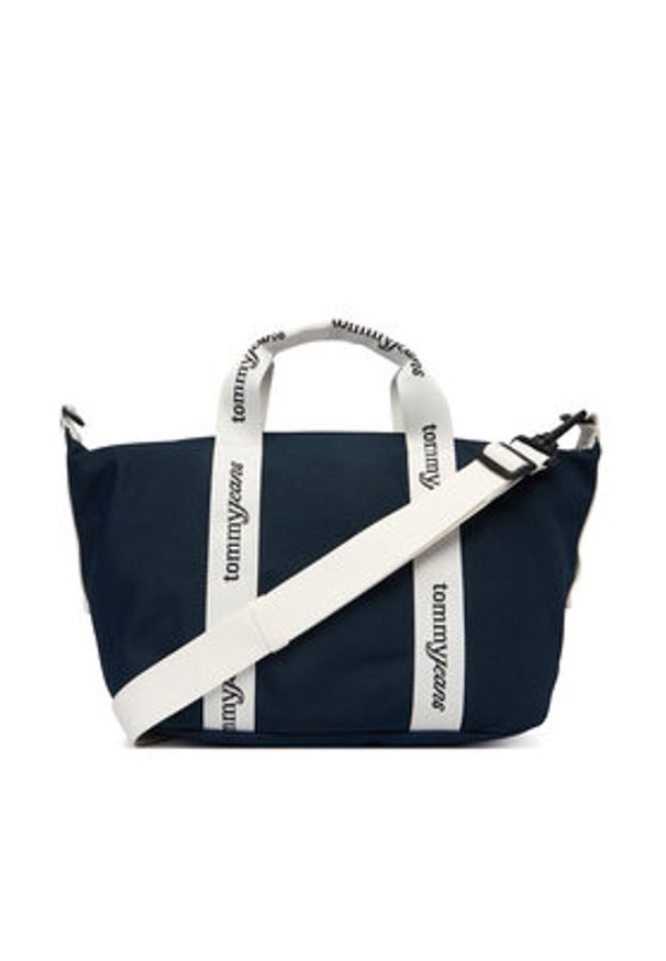 Tommy Jeans Torebka Ess Daily Mini Tote AW0AW18460 Granatowy. Kolor: niebieski