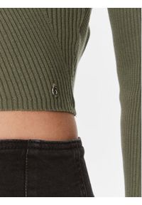 Guess Sweter Marie W4RR24 Z3C71 Zielony Regular Fit. Kolor: zielony. Materiał: bawełna #4