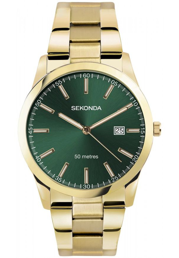 Zegarek męski Sekonda 1996 złoty. Kolor: złoty