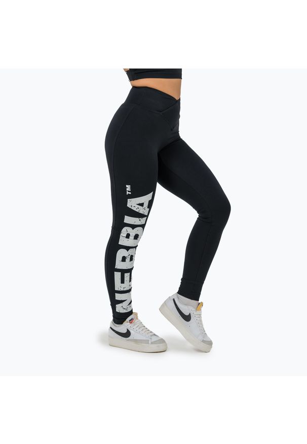 Legginsy NEBBIA Glute Check High Waisted. Kolor: czarny. Sport: fitness