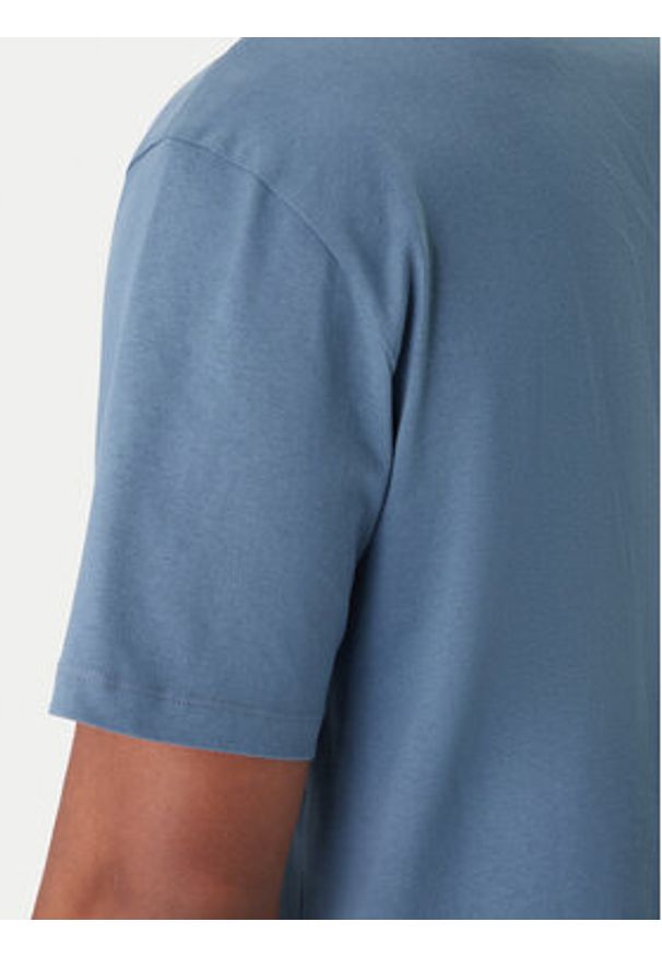 Hugo - HUGO T-Shirt Dapolino 50488330 Niebieski Relaxed Fit. Kolor: niebieski. Materiał: bawełna