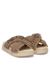 Inuikii Klapki Woven Stones 1004.003.0073 Beżowy jasny. Kolor: beżowy. Materiał: materiał #4