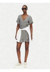 Roxy Sukienka codzienna Zenith Wrap ERJWD03876 Czarny Regular Fit. Okazja: na co dzień. Kolor: czarny. Materiał: wiskoza. Typ sukienki: proste. Styl: casual #5