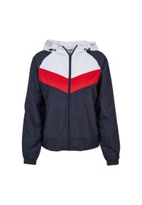 Urban Classics - Damska klasyczna miejska parka w 3 kolorach. Kolor: niebieski, wielokolorowy, biały. Sezon: zima. Styl: klasyczny #1