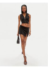 Juicy Couture Kamizelka Gilly JCWGL23308 Czarny Regular Fit. Kolor: czarny. Materiał: syntetyk #5