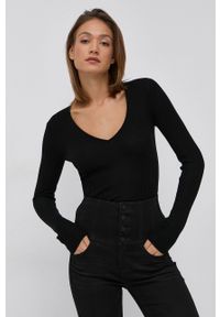 Patrizia Pepe Sweter wełniany damski kolor czarny. Kolor: czarny. Materiał: wełna. Długość rękawa: długi rękaw. Długość: długie #6