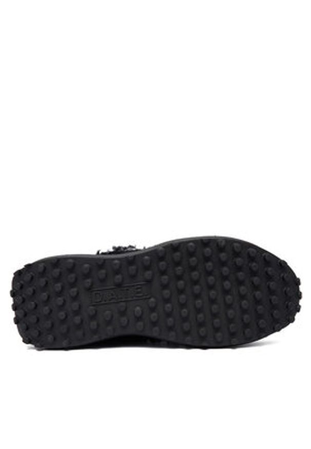 D.A.T.E. Sneakersy Athleta Shearling W431-AT-TD Czarny. Kolor: czarny. Materiał: skóra