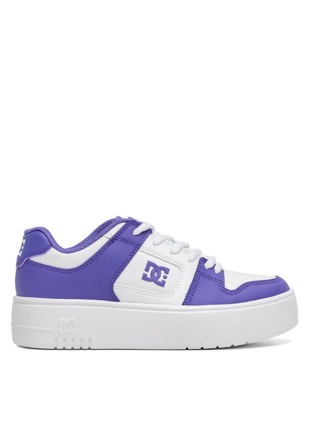 DC Shoes Sneakersy MANTECA 4 PLATFORM ADJS100156-5GW Biały. Kolor: biały. Materiał: skóra. Obcas: na platformie
