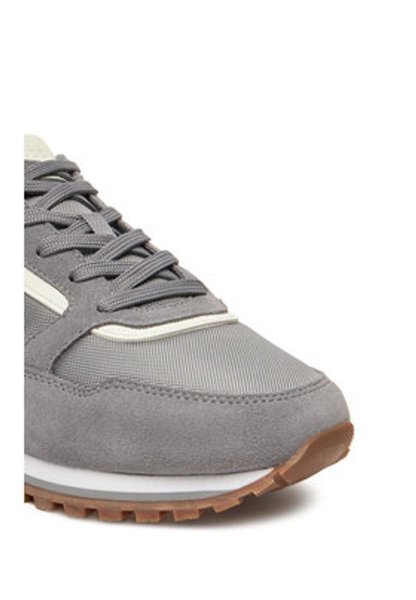 BOSS Sneakersy Parkour 50523221 Szary. Kolor: szary. Materiał: zamsz, skóra