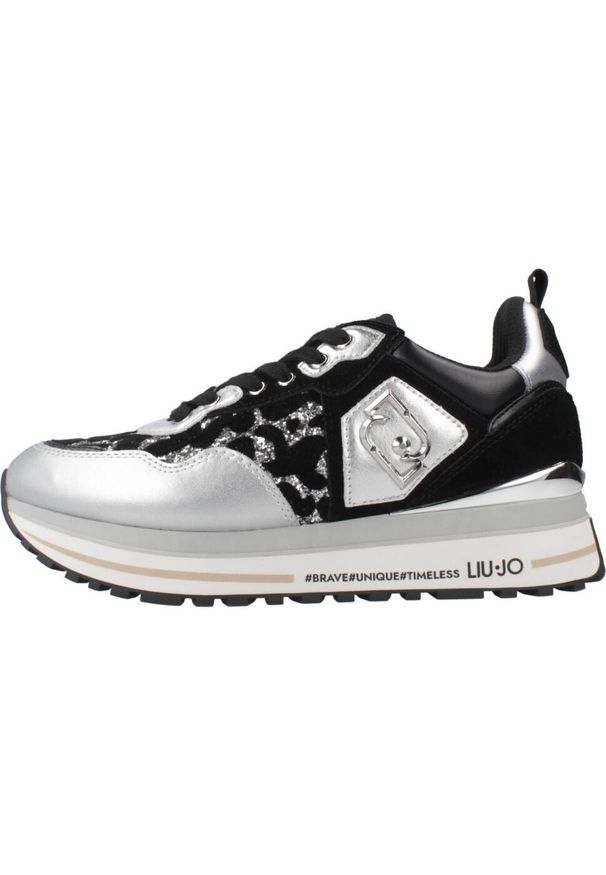 Liu Jo - Kapcie LIU-JO WONDER 01 Czarny. Kolor: czarny. Materiał: syntetyk, tkanina, skóra. Styl: sportowy