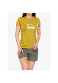 SENSOR - Koszulka merino damska Sensor Merino Air Summit Tee. Kolor: żółty