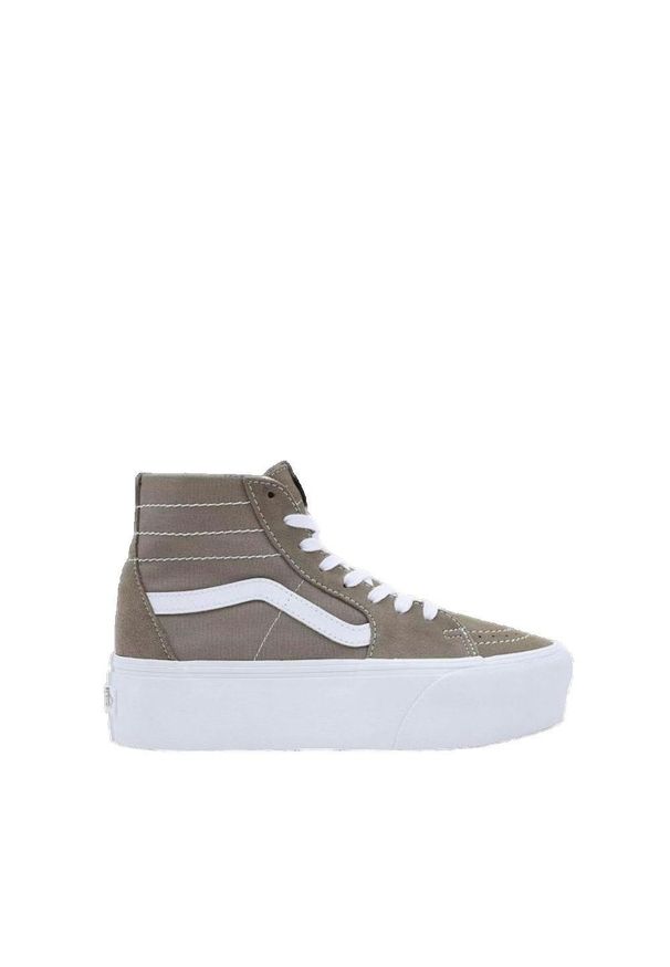 Buty Vans Sk 8 brązowe. Okazja: na co dzień. Kolor: brązowy. Materiał: syntetyk. Styl: casual