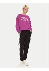 DKNY Sport Bluza DP4T9944 Różowy Loose Fit. Kolor: różowy. Materiał: syntetyk. Styl: sportowy #5