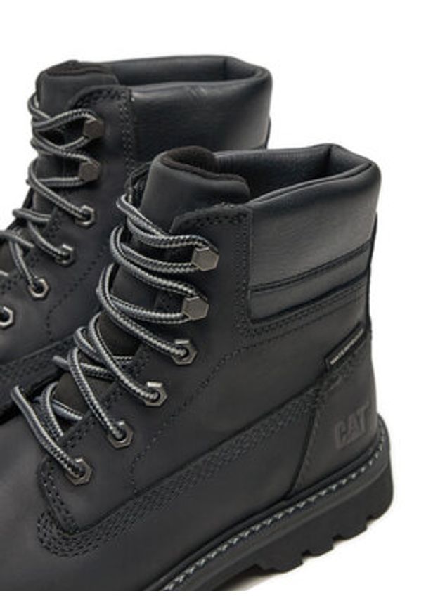 CAT Footwear Trapery Deplete Wp P721724 Czarny. Kolor: czarny. Materiał: nubuk, skóra