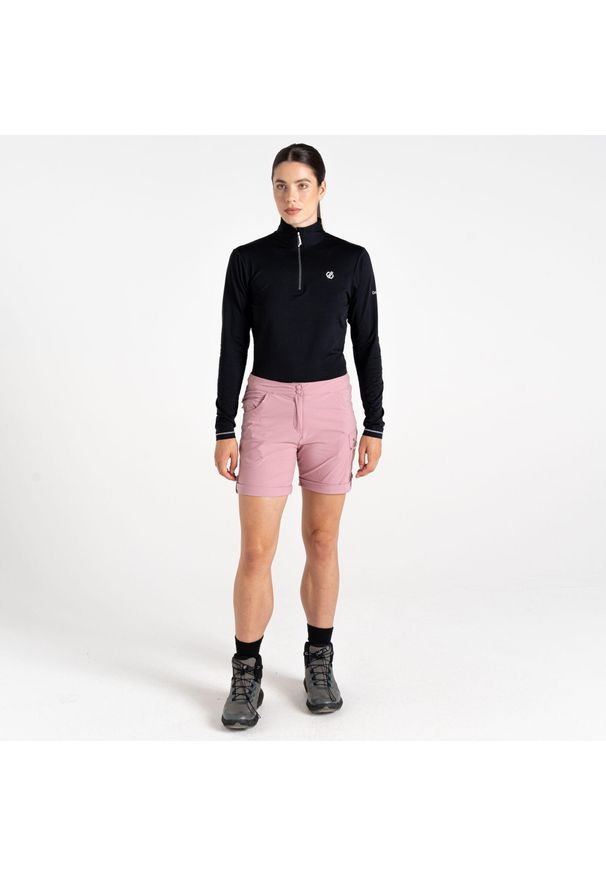 DARE 2B - Melodyjne Szorty Damskie. Kolor: różowy. Materiał: tkanina, elastan, nylon. Sport: turystyka piesza
