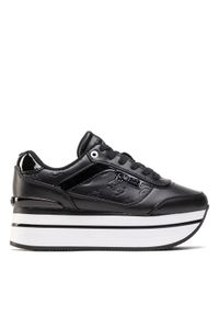 Guess Sneakersy Hansin FL5HNS PEL12 Czarny. Kolor: czarny. Materiał: skóra