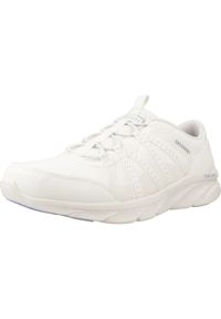 skechers - Kapcie SKECHERS COMFORT - HARM Biały. Kolor: biały. Materiał: syntetyk, tkanina
