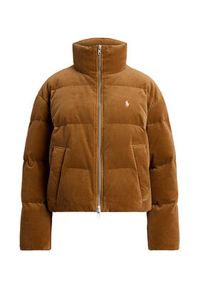 Polo Ralph Lauren Kurtka puchowa 211971178002 Brązowy Relaxed Fit. Typ kołnierza: polo. Kolor: brązowy. Materiał: bawełna