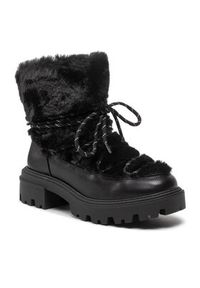 DeeZee Śniegowce ZALJ8088Y-2 Czarny. Kolor: czarny. Materiał: materiał #7