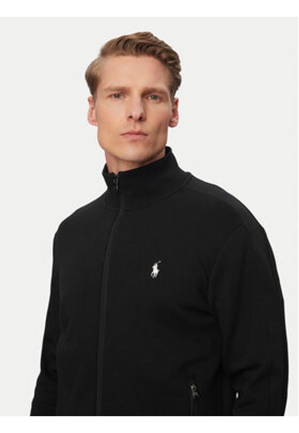 Polo Ralph Lauren Bluza 710B23986002 Czarny Regular Fit. Typ kołnierza: polo. Kolor: czarny. Materiał: bawełna